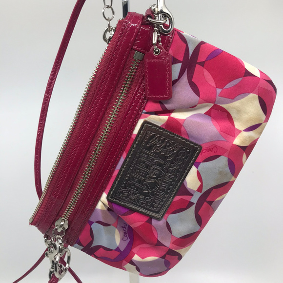 COACH Red Small Nylon Handbag - Picture 8 of 8